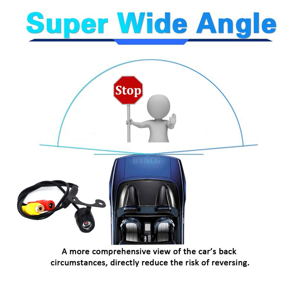 Wide Angle Car Rear View Parking Camera