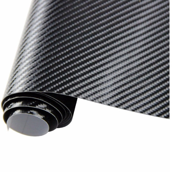 Car Styling Glossy Black Carbon Fiber Vinyl film Car Wrap