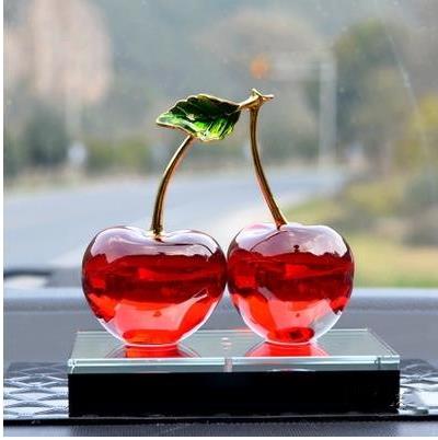 Cherry Perfume Crystal Car Ornaments