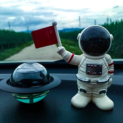 Solar Car Ornament Astronaut Planet Perfume