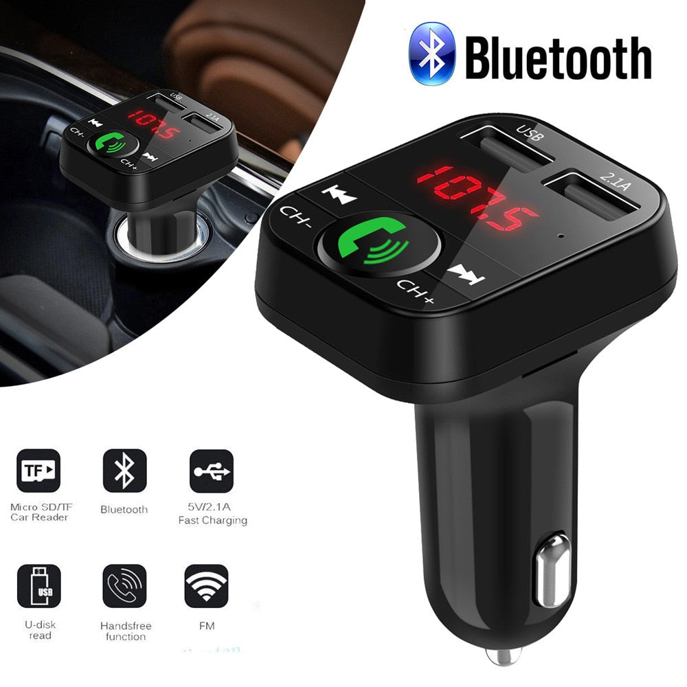 FM transmitter car charger receiver