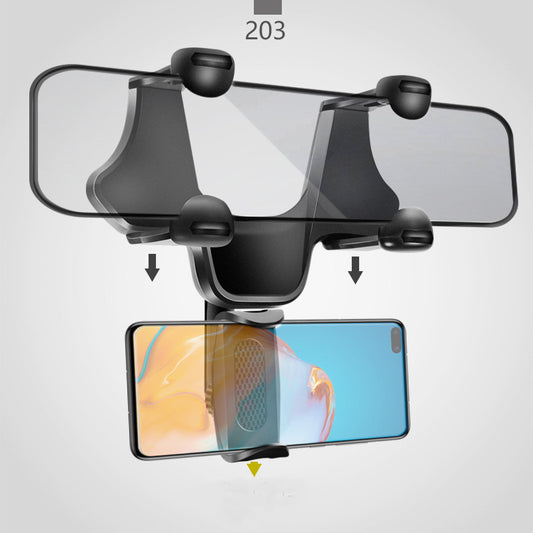 Multifunctional Car Rearview Mirror Phone Holder
