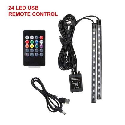 Wireless Remote Control LED Atmosphere Light with Voice Control